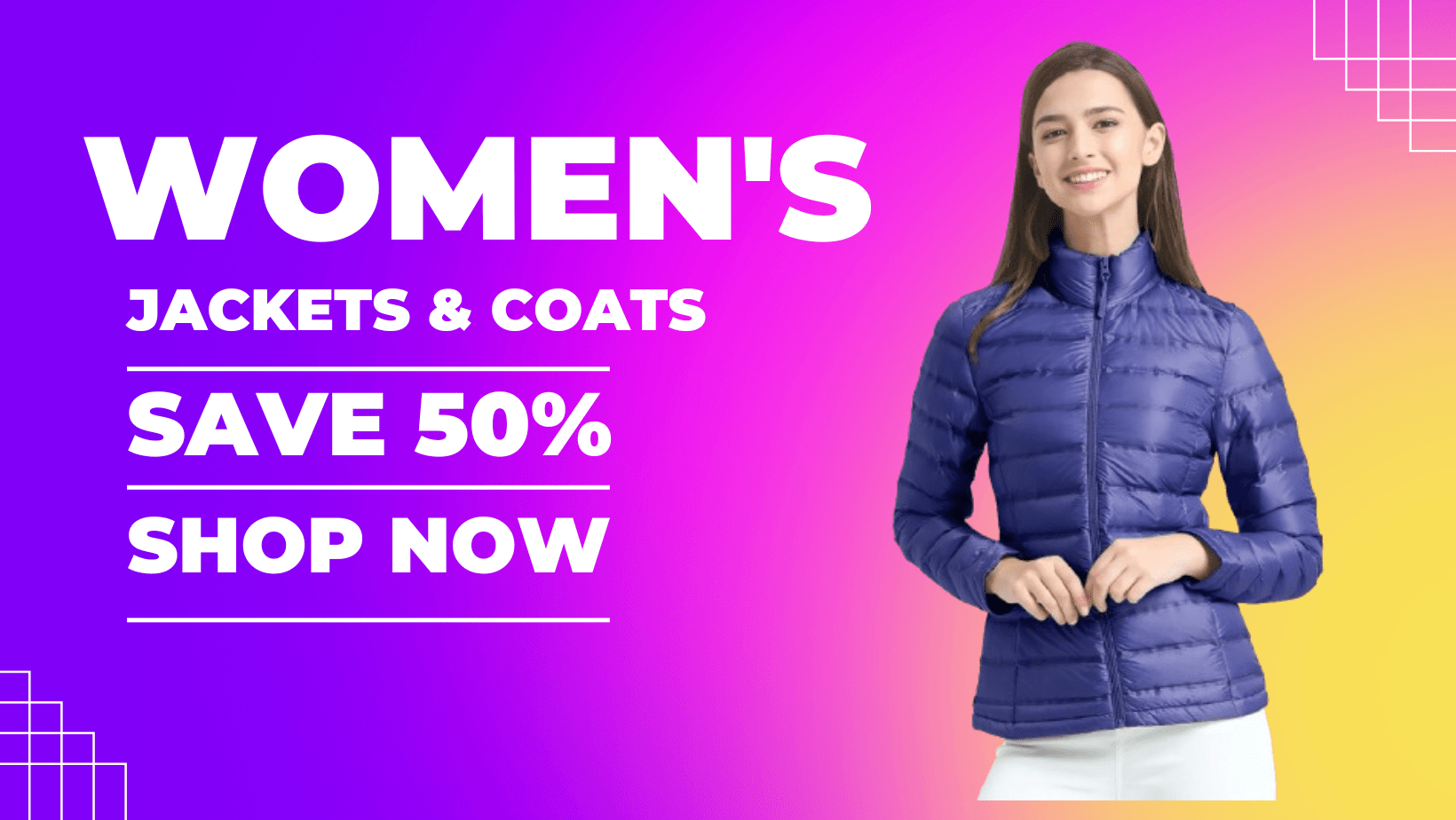 Women's Coat Banner